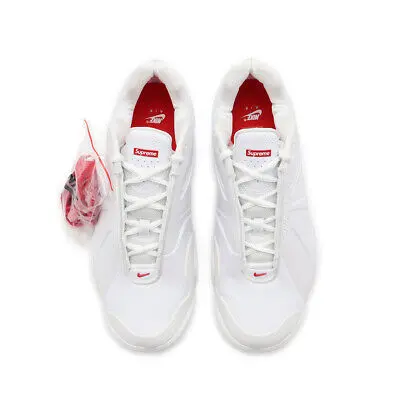 Кроссовки x supreme air zoom courtposite 'white' Nike, белый — фото 4