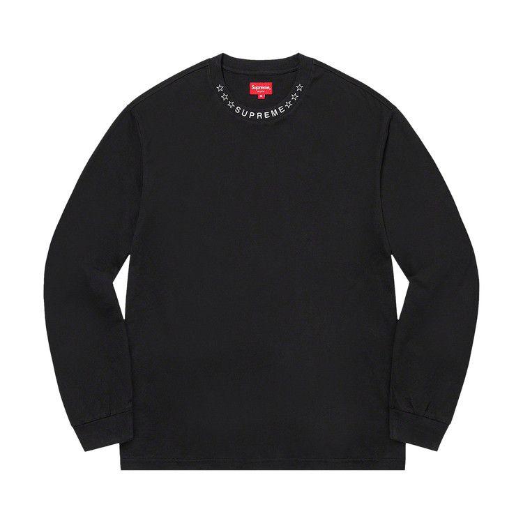 

Топ Supreme Stars Collar Long-Sleeve Top, Black