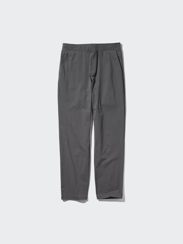 

Зауженные брюки ultra stretch dry-ex Uniqlo, серый