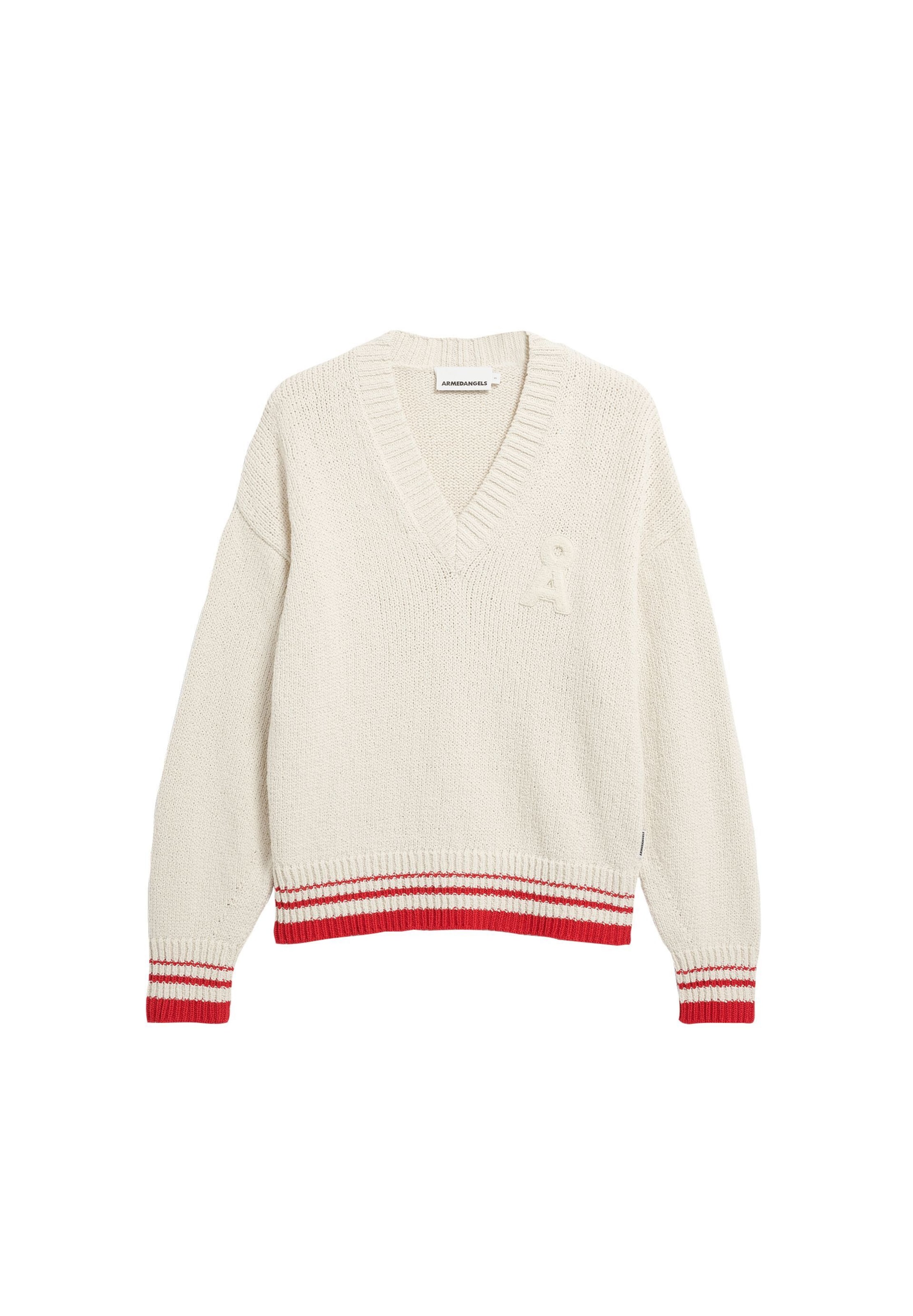 

ARMEDANGELS Свитер 'ICONIC Å COLLEGE' в светло-бежевом цвете