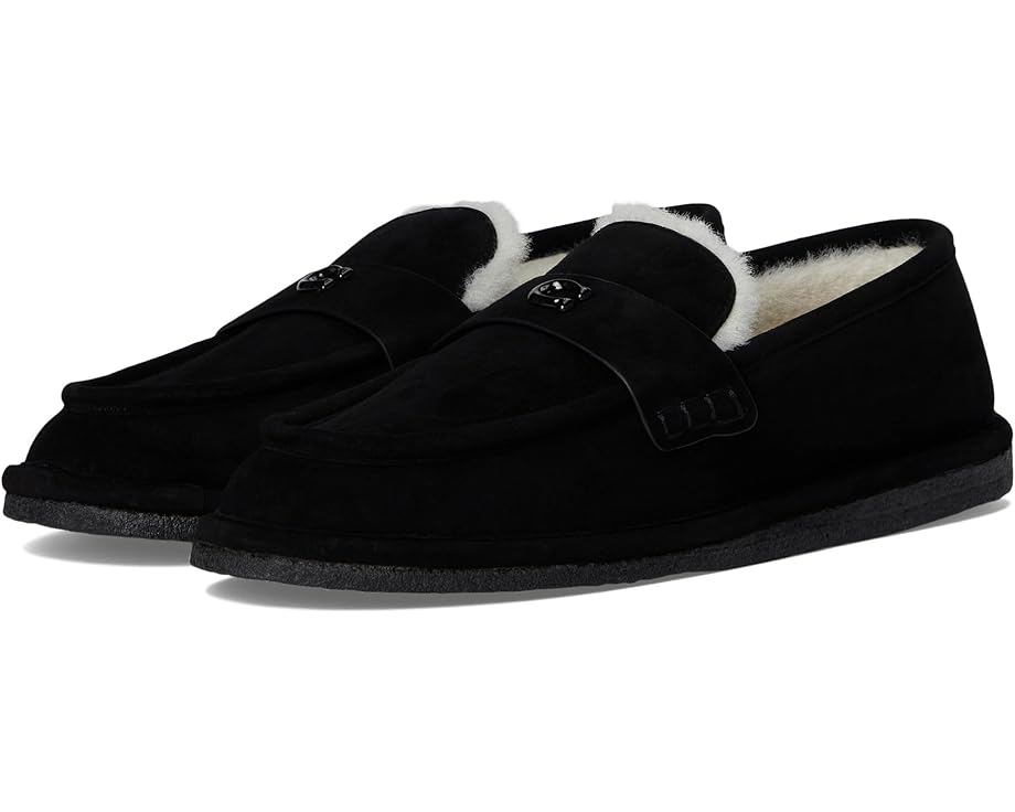 

Лоферы COACH Forest Suede Slipper, черный