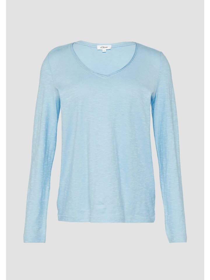 

s.Oliver Лонгслив 5083_светло-голубая