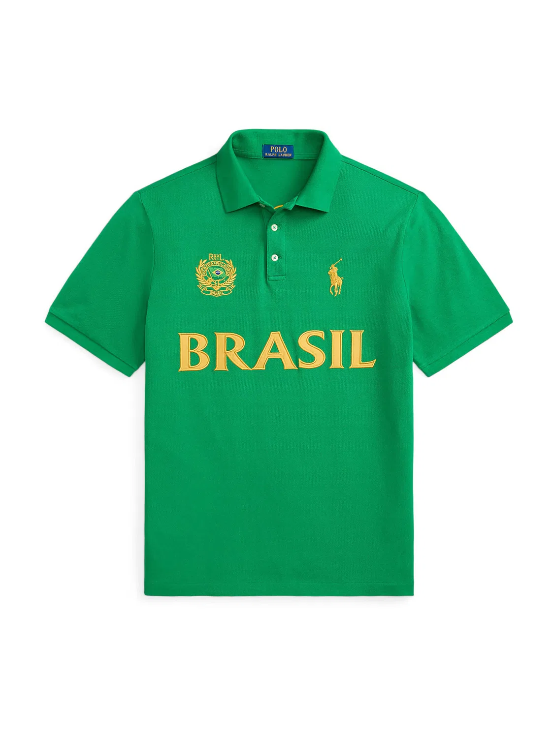 Рубашка Polo Ralph Lauren зеленого цвета