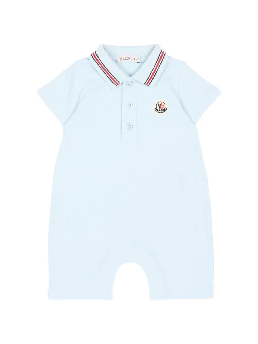Комбинезон с логотипом Polo Moncler Enfant, синий