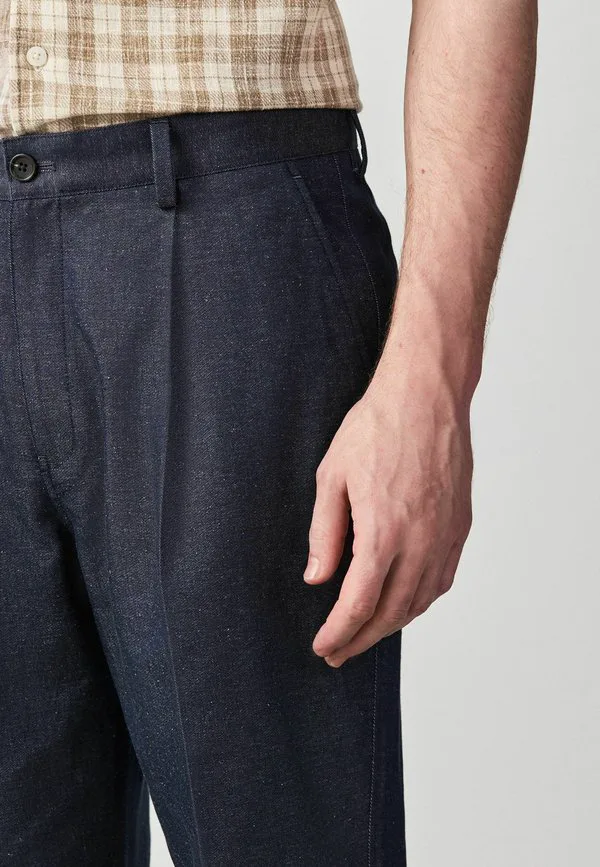 Брюки от костюма стандартного кроя Next, Navy Blue — фото 4