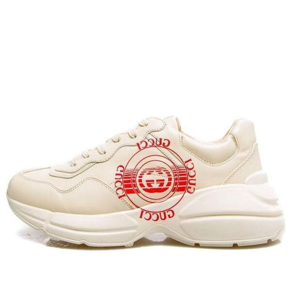 

Кроссовки rhyton 'disk print' Gucci, белый