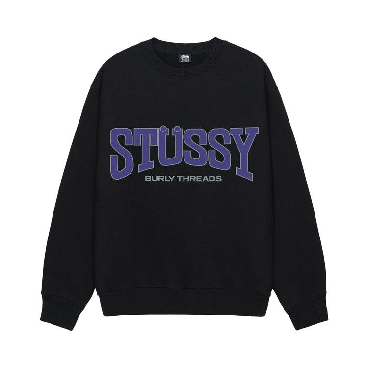 

Свитер Stussy Burly Threads Crew, Black