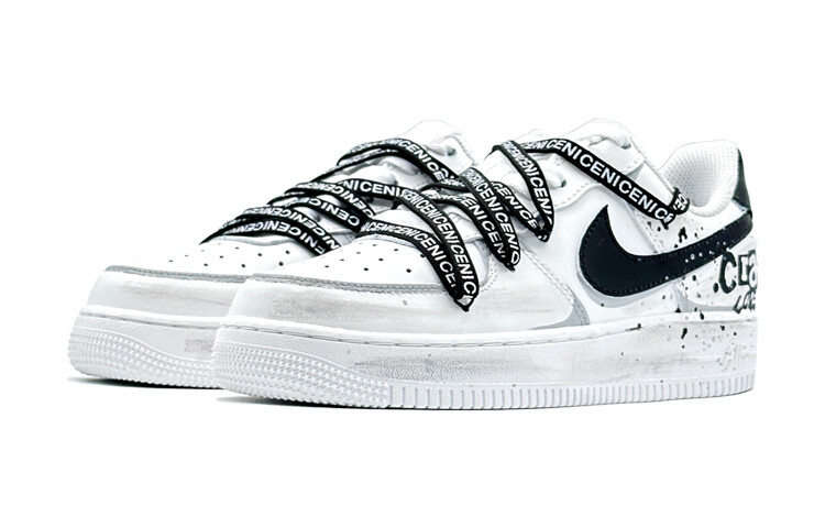Женские парусиновые туфли Nike Air Force 1, Light Gray — фото 4