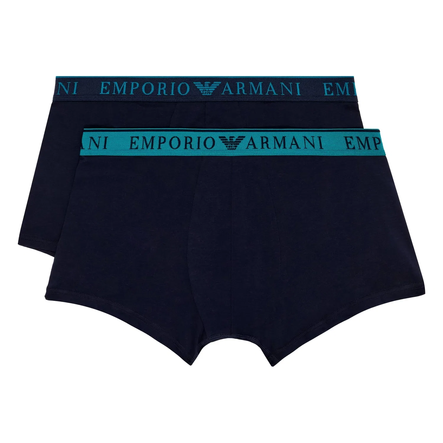 Трусы боксеры из хлопка Emporio Armani, синие