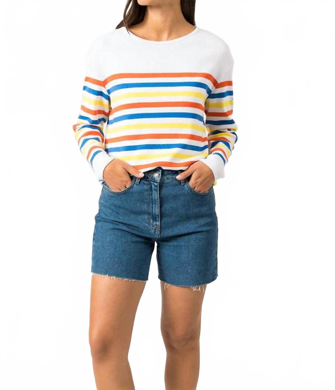 

Хлопковый свитер с принтом SAINT JAMES, Cap Graphic