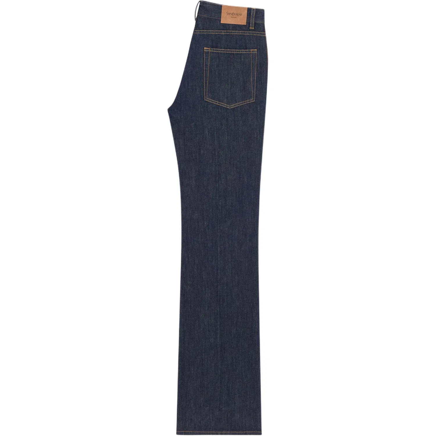 Джинсы клеш SAINT LAURENT Midnight Washed Blue — фото 3