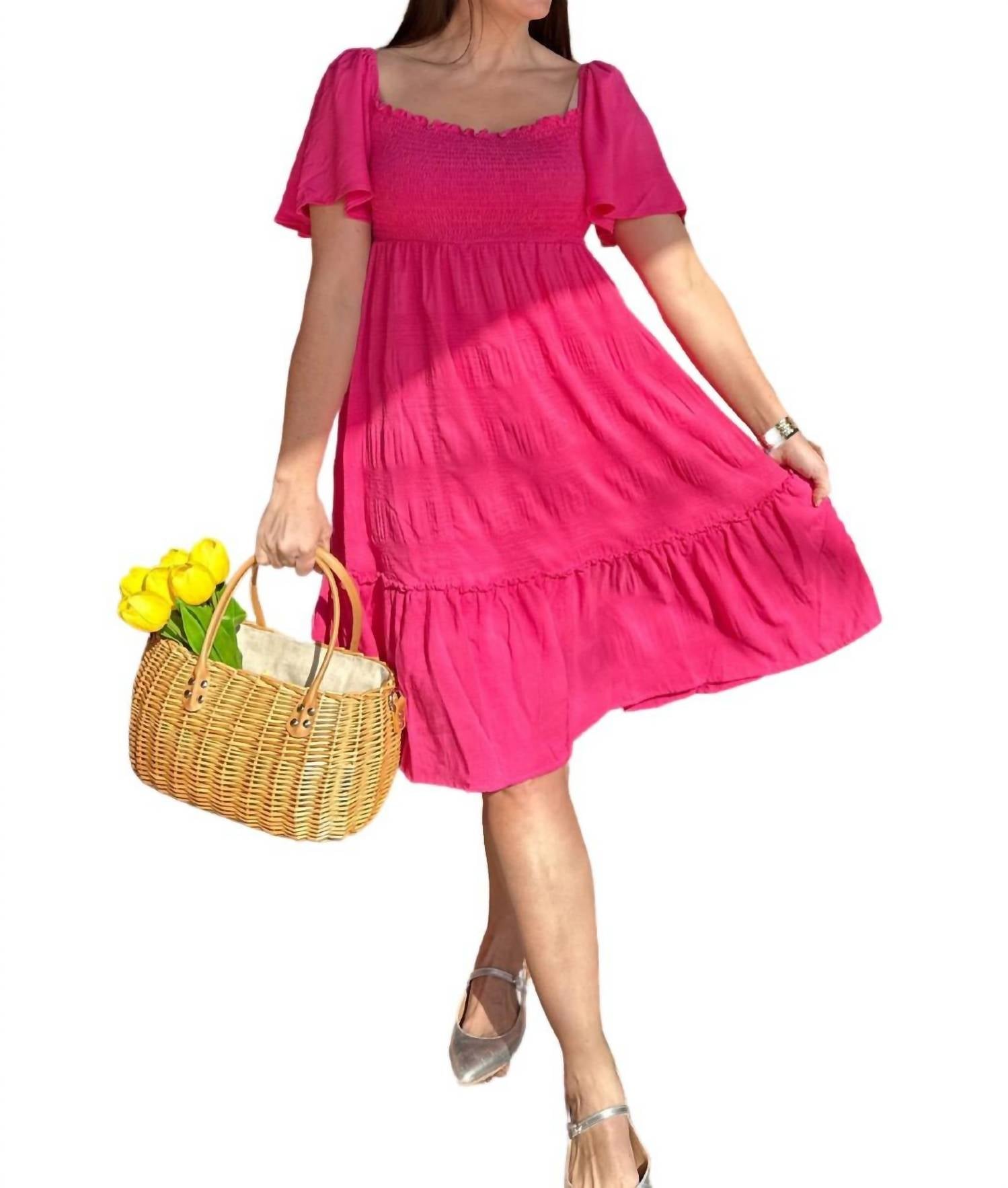 

Платье Betty Bow в розовом цвете J.NNA