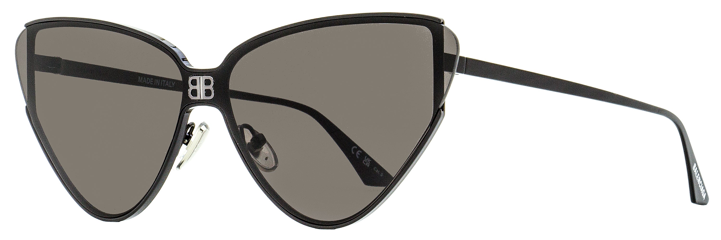 

Balenciaga Женские солнцезащитные очки Cateye BB0191S 001 Черные, 99 мм