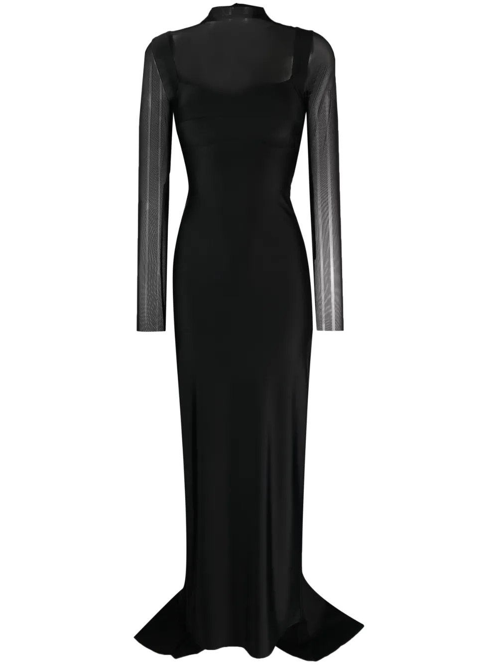

Полупрозрачное платье Atu Body Couture, черный
