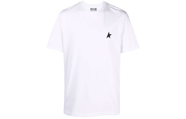 

Футболка с короткими рукавами и логотипом One Star Golden Goose, белый