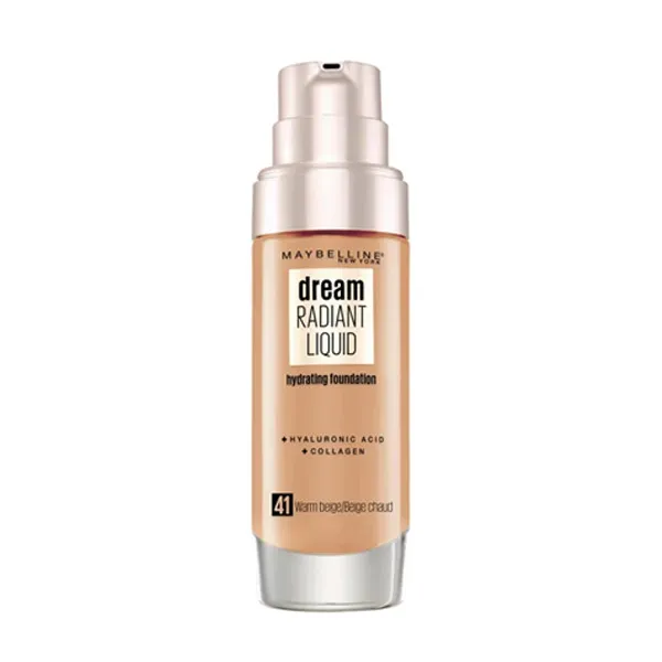 

Увлажняющая основа под макияж Dream Radiant Liquid Maybelline New York, цвет warm beige