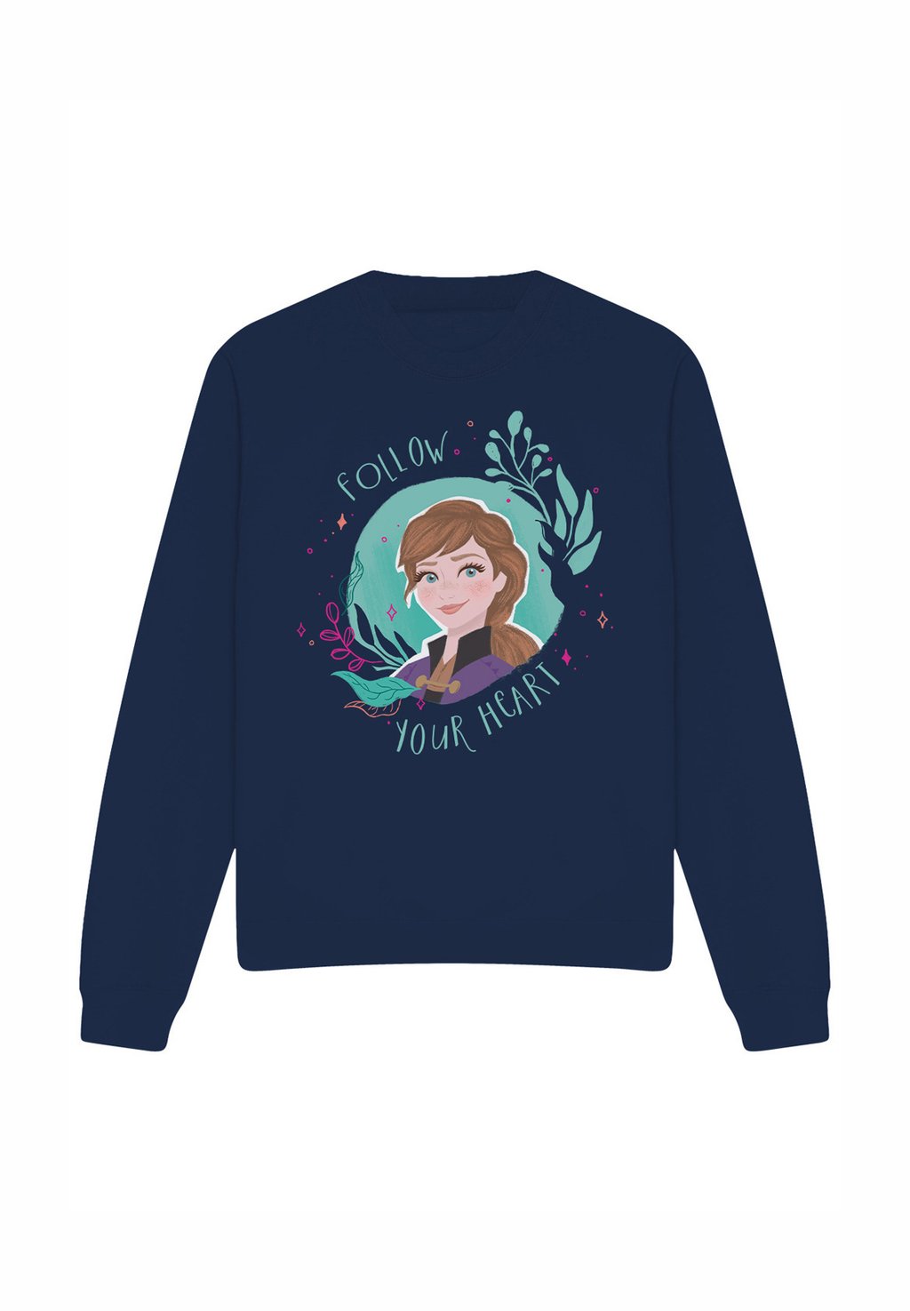 

Толстовка FROZEN FOLLOW YOUR HEART WITH ANNA Disney, темно-синий