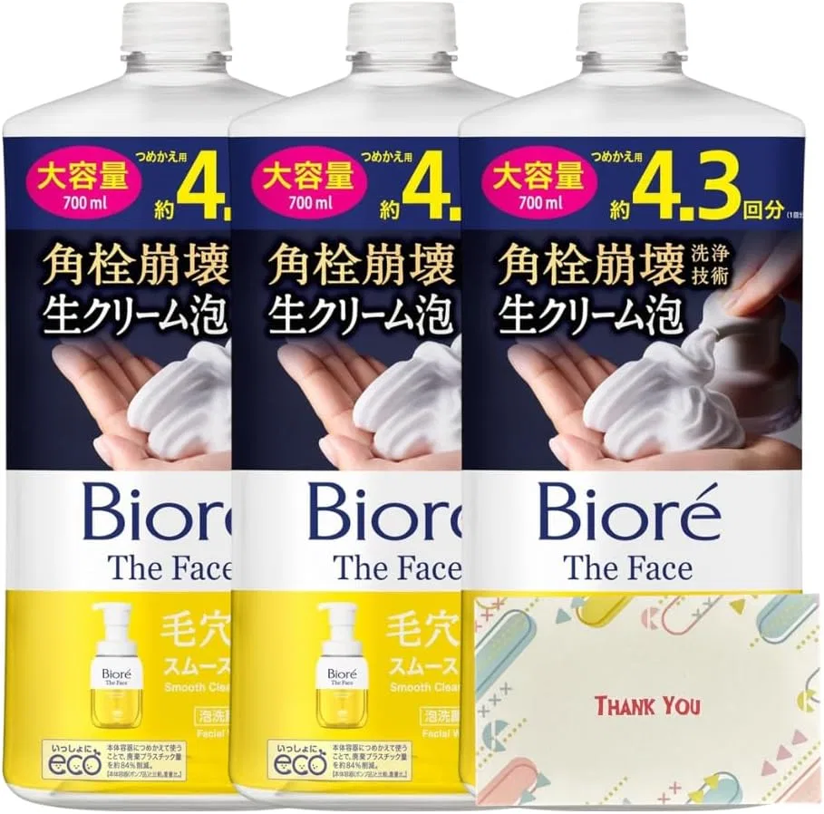 Набор Kunutonn — Biore Smooth Clear, набор 6 шт. по 700 мл