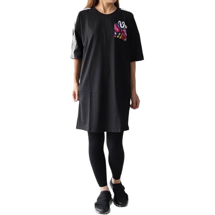 

Футболка с коротким рукавом X/Hattie Stewart женская черная Adidas Originals