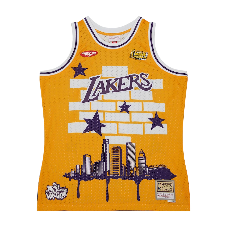 

Mitchell Ness Футболка Mitchell & Ness x NBA Tats Cru баскетбольная мужская Yellow