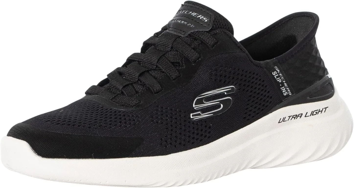 Мужские слипоны Skechers Bounder 2.0 Emerged, белый/черный
