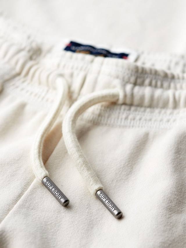 Низкие расклешенные джоггеры Athletic Essentials Superdry, Turtledove Cream — фото 4