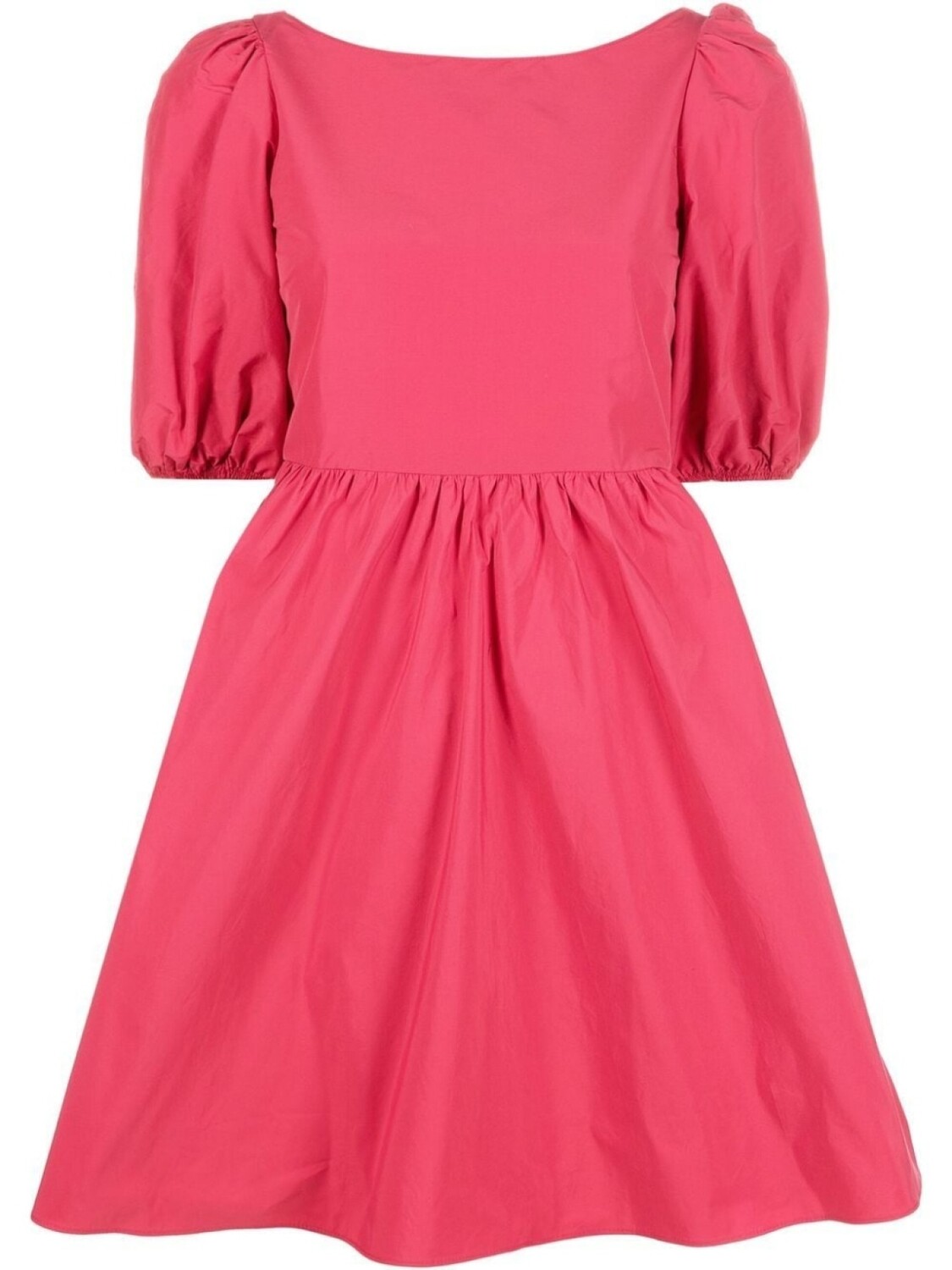 

RED Valentino платье А-силуэта с объемными рукавами, розовый