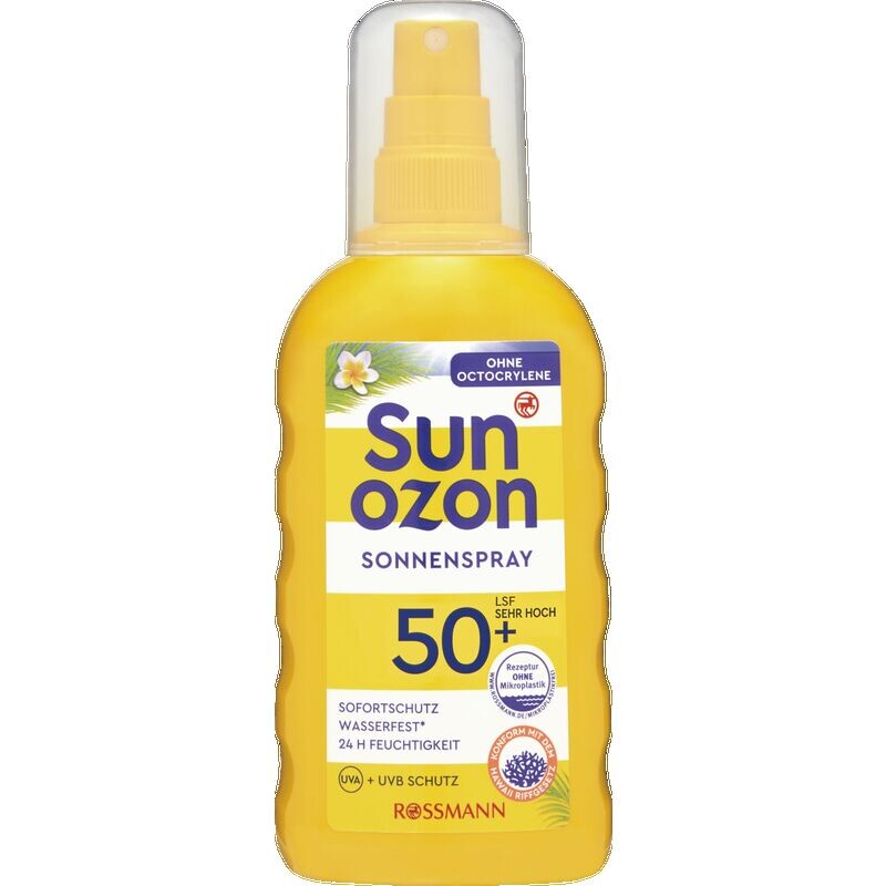 

Солнцезащитный спрей SPF 50+ sunozon, 200 ml
