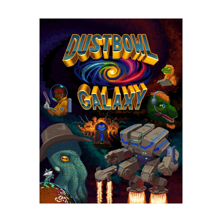 

Dust Bowl Galaxy - Rulebook, Dustbowl Galaxy, твердый переплет
