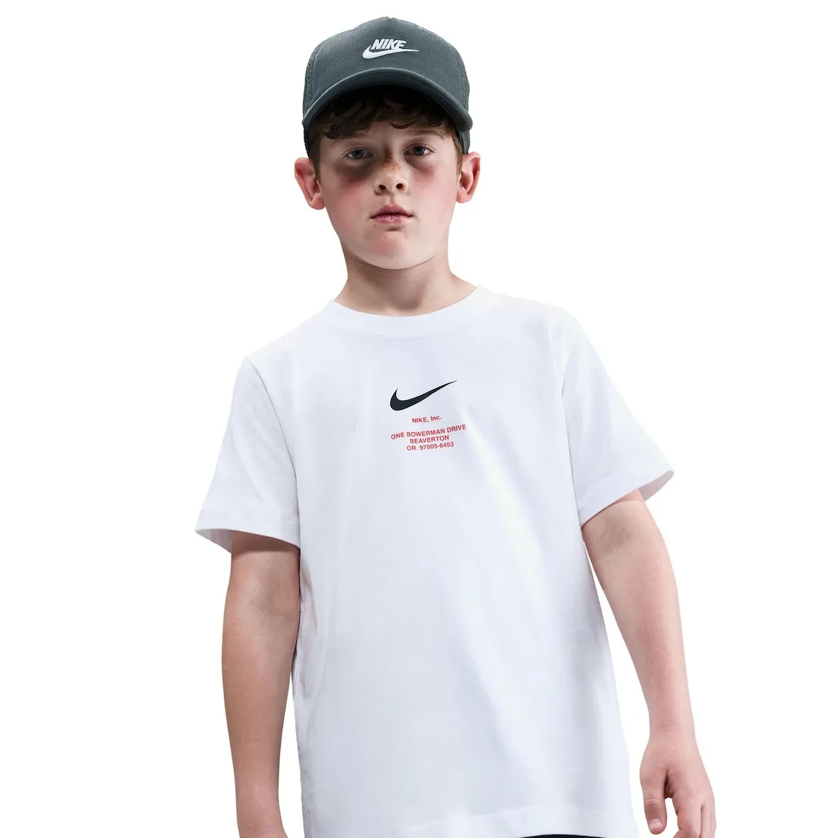 Футболка для детей Sportswear Athl Tee Reg Nike, белый — фото 3