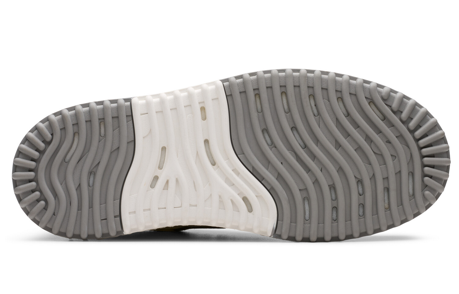 Мужские повседневные мужские среднего размера белые Clarks — фото 4