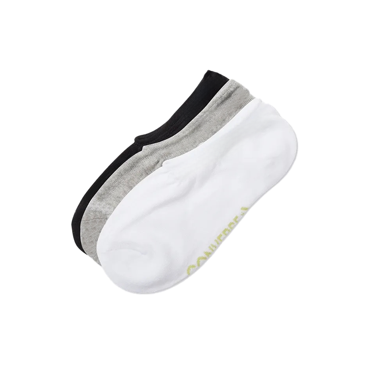 

Женские носки-невидимки, 3 пары Converse, 3 Pack (White+Gray+Black)