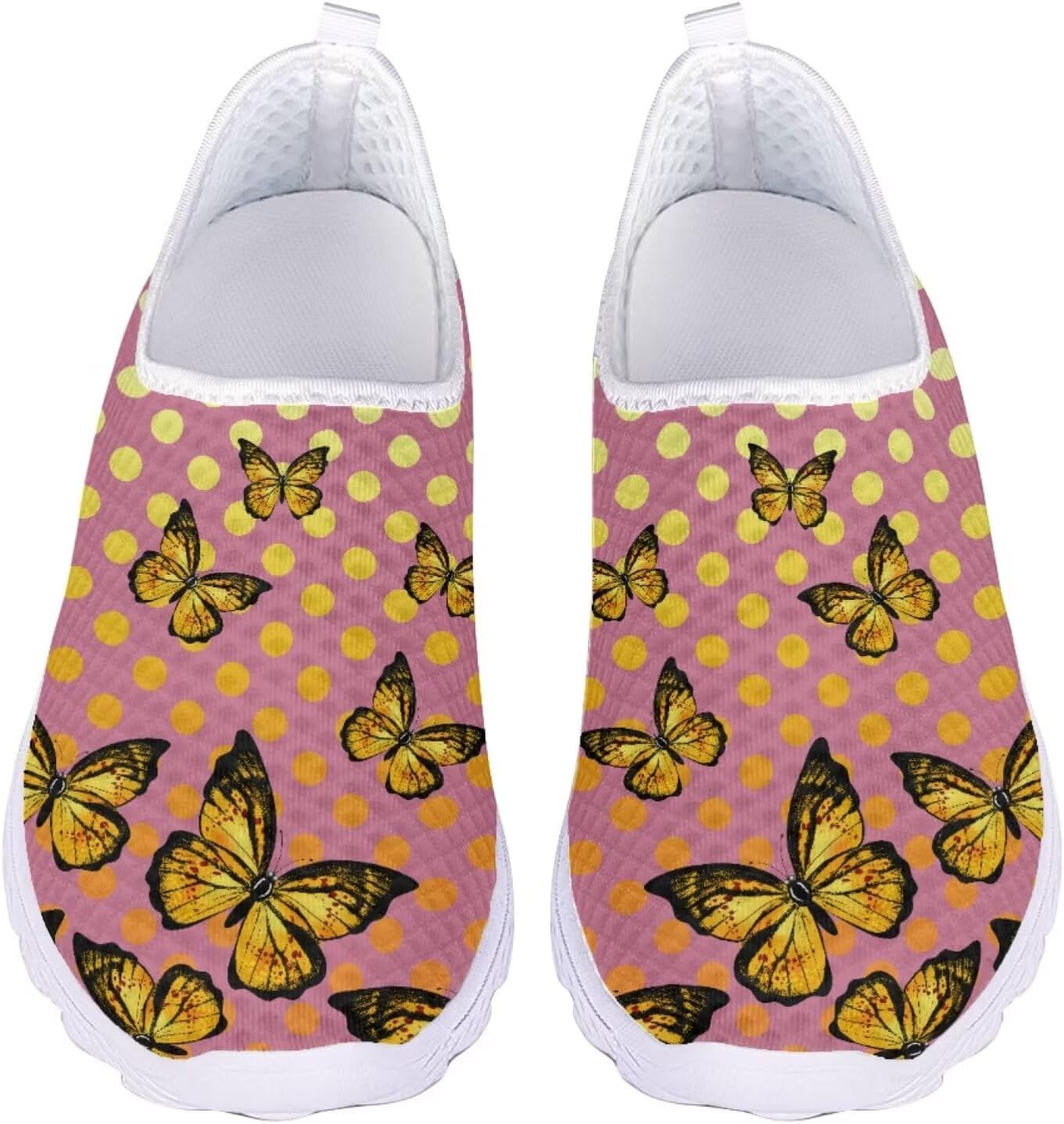 

Кроссовки Jeiento Slip On для женщин и мужчин с широким носком, легкие спортивные кроссовки из сетки, женские мягкие слипоны, желтый