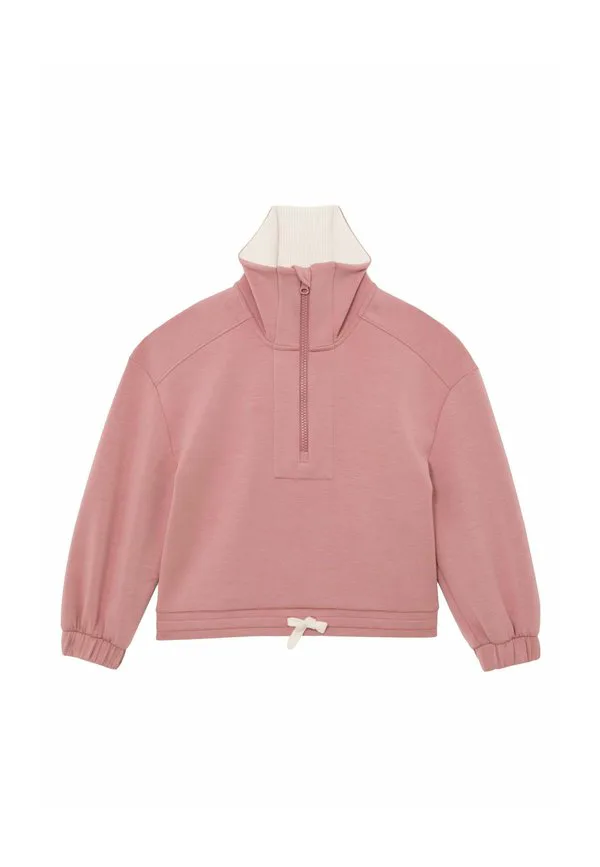 Толстовка laney с воротником-стойкой из трикотажа на молнии Reiss, Rose — фото 3