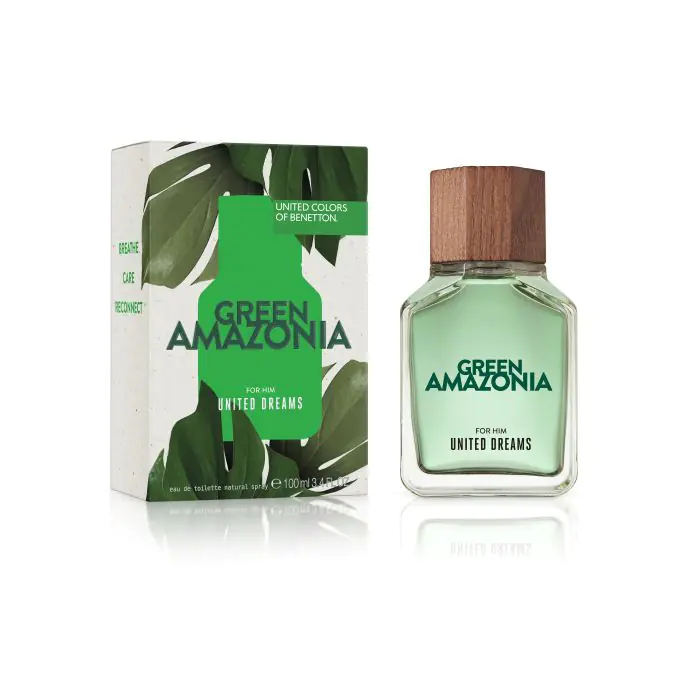 

Туалетная вода green amazonia masculino edt Benetton, объем 100 мл