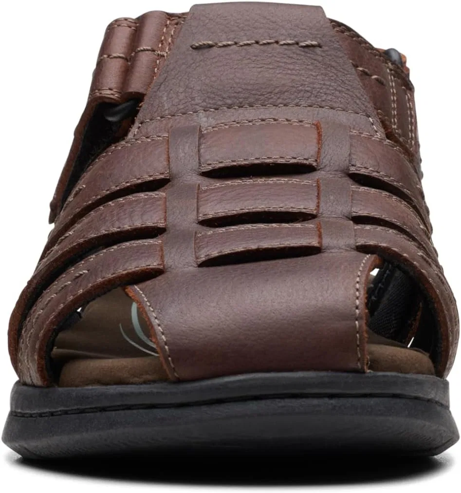 Мужские сандалии Clarks Walkford FishSandal, Dark Brown — фото 2