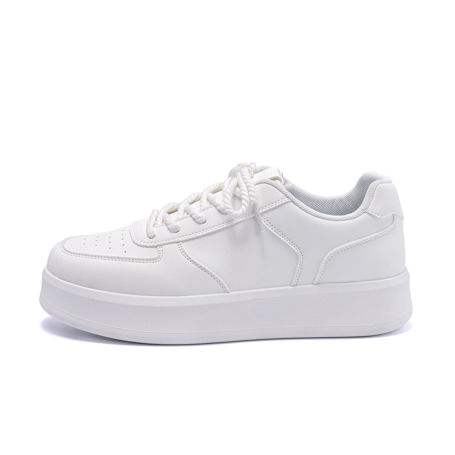 

HUANQIU Кроссовки Nike Air Force 1 Coverage легкие низкие для скейтбординга мужские черно-белые, цвет White