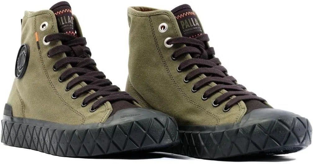 Кроссовки Palladium Unisex Palla Ace CVS Mid Trainers, Olive Night Black — фото 3