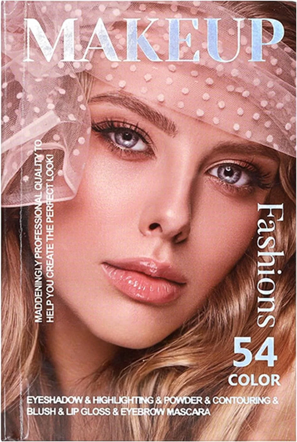 Палетка теней для век, 24 цвета, универсальная, No brand, 1 шт.