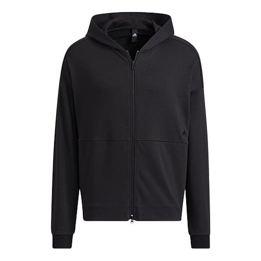 

Толстовка Men's adidas Sports Hooded Zipper Jacket Black, черный