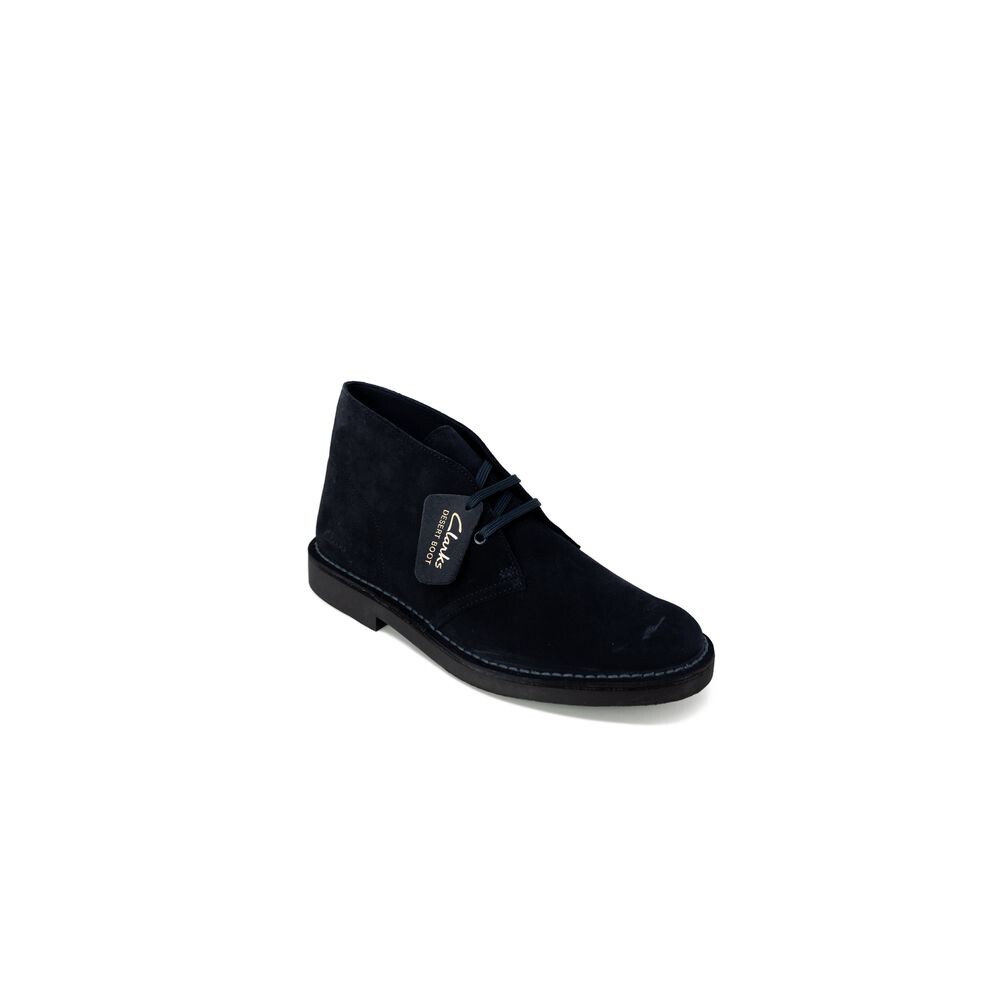 

Синие кожаные ботинки Clarks