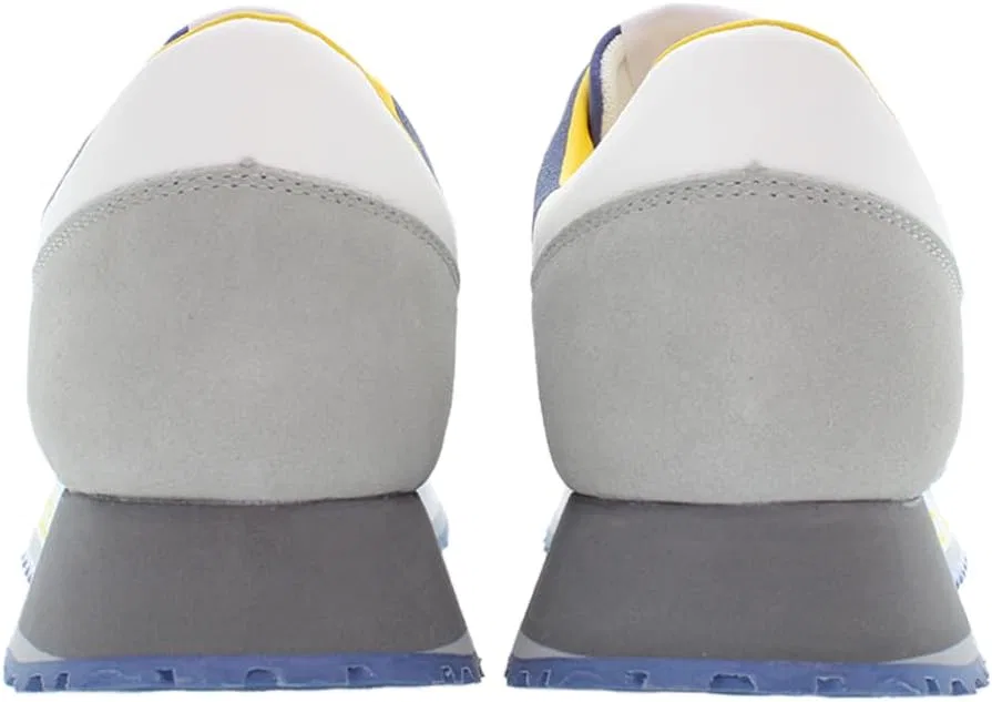 Мужские текстильные кроссовки US Polo Assn. CLEEF006M/5NS1 U.S. Polo Assn., Light Blue, White, Grey, Yellow — фото 4