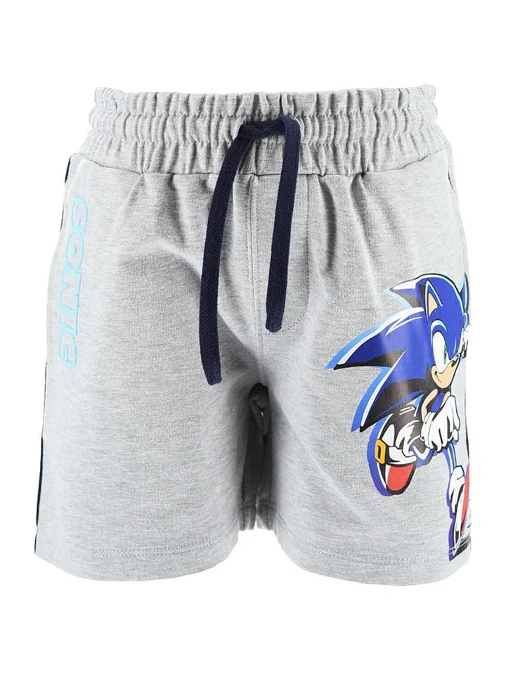 Свитшоты свободного кроя Sonic, серый