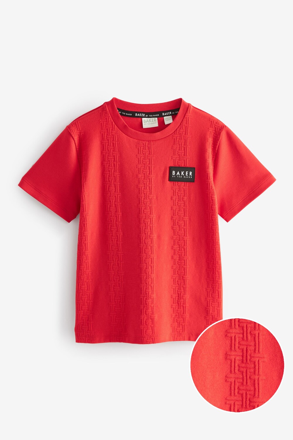 

Текстурированная футболка Baker By Ted Baker, красный