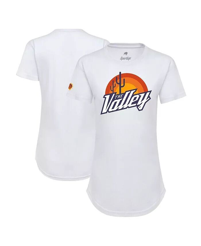 

Женская белая футболка Phoenix Suns 2021/22 City Edition Phoebe Sportiqe