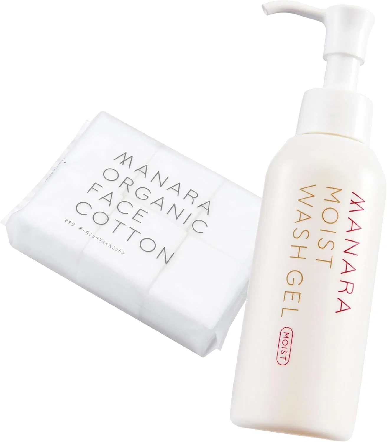 Гель для умывания Manara — Moist Wash Gel с органическими ватными дисками, 120 мл