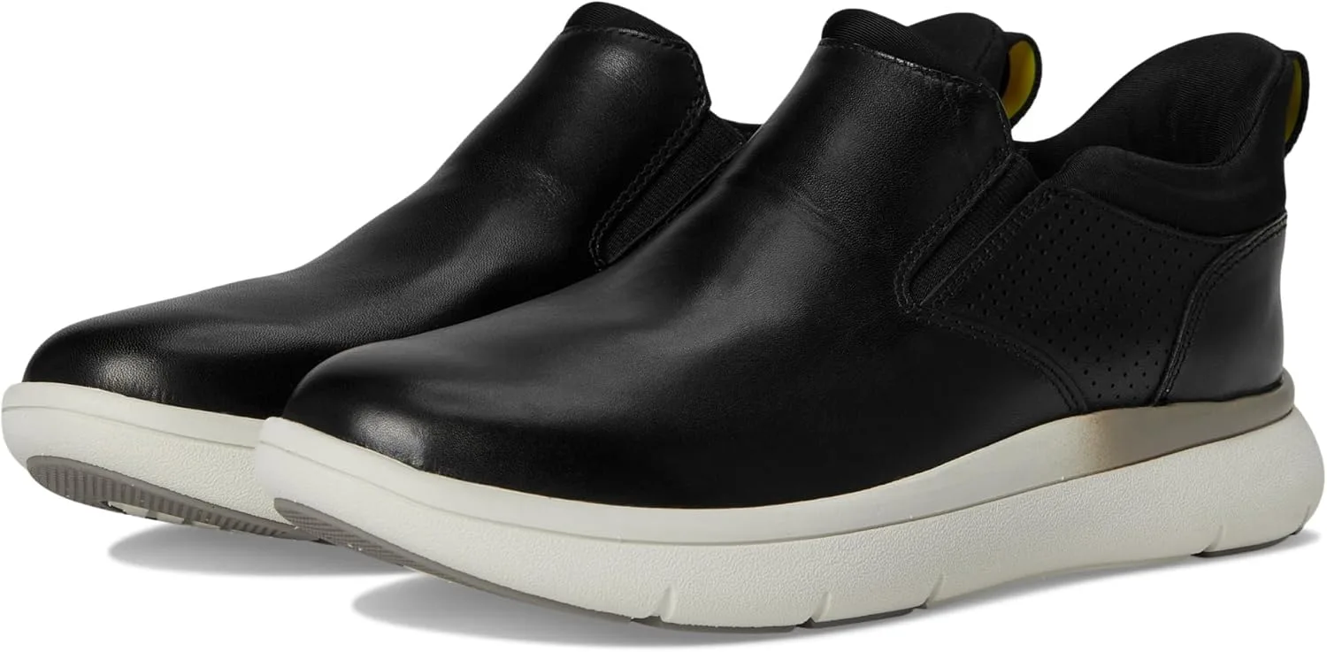 Мужские кроссовки Florsheim Fleet с гладким носком без шнурков, черный