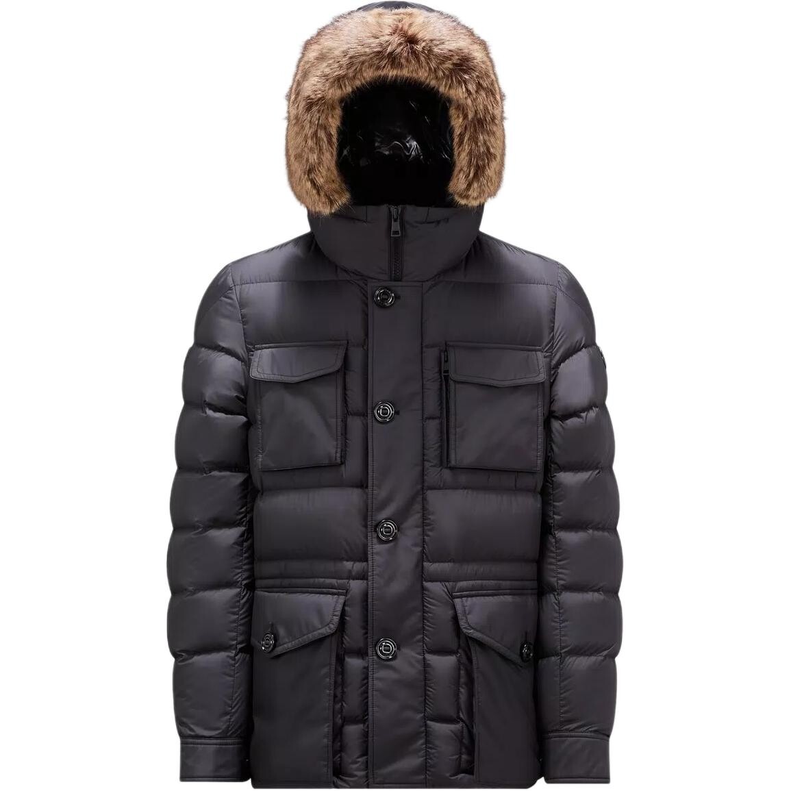 

Пуховик мужской черный Moncler