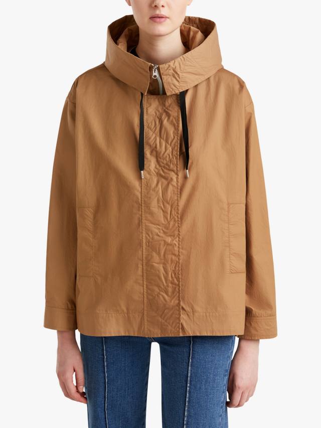 

Куртка свободного покроя с капюшоном Benetton, цвет Light Brown