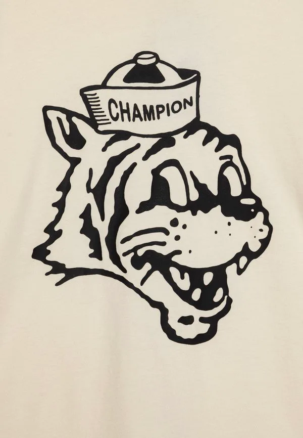 Свитшот с принтом «тигровый принт» в университетском стиле Champion, Beige — фото 3